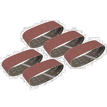 (Direct mail from Japan) Ryobi endless belt BE-3210 5 sets 76×533mm WA #24 6611