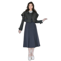 (Direct mail from Japan)Cheek Womens belt style windbreaker