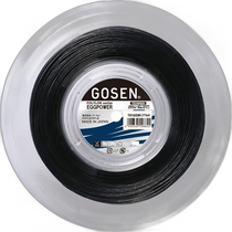 Japan direct mail GOSEN tennis racket string EGGPOWER 16 black 200m rolled tennis racket string TS10