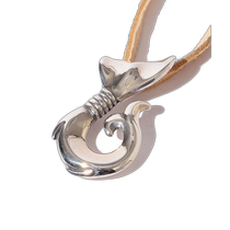 Japan Direct Mail Bill Wall Leather Whale Tail Fish Hook Pendant S Size BEAMS Exclusive Model 7903