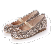(Direct mail from Japan) Kaori plus ballet shoes fashionable and comfortable 1592 (platinum glitter)