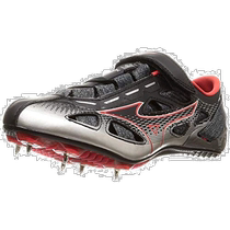 (Japan Direct Mail) Mizuno Mezzin Thick X LASER Athletics Nail Shoes Black Red Grey 25 5cm