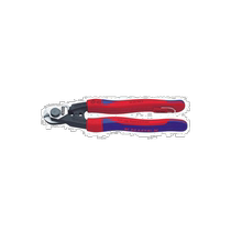 Japan direct mail KNIPEX model 9562190TBK wire rope cutter fall protection 190mm
