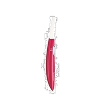 Self-operated｜Panasonic Panasonic Shaver Womens Facial Shaver Epilator Gentle Shave and Shape Eyebrows