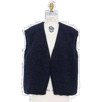 Japanese direct mail DRAWER womens wool blended cold-proof vest winter warm casual and fashionable womens clothing 652