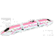 Self-owned|Rokuhan Z dwarf Hello Kitty ST008-2 model train