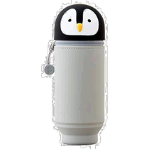 (Direct mail from Japan) lihit lab stationery vertical pencil case BIG PuniLabo penguin