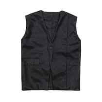 Japan direct mailselect MOCA womens imitation leather large vest style jacket fashionable and personalized design adjustable
