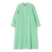 Direct mail from Japan SHIPS Womens hand washable colorful striped dress light and translucent comfortable and wide for spring and summer