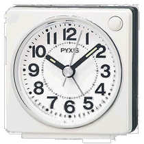 (日本直邮)Seiko Clock 闹钟 PYXIS 皮克西斯 NR449W 白珍珠 样