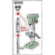 Direct mail from Japan TRUSCO drill bushing to adjust drill bit size to match drilling machine spindle taper size TDS-45Y