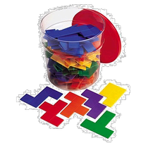 (Direct mail from Japan) Learning Resources Learning Resources Rainbow Premier Pentominoes