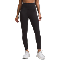 日潮跑腿Lululemon Wunder Train 高腰口袋紧身裤 25 英寸 Black