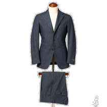 Japan direct mail BEAMS F mens casual LARUSMIANI cotton denim suit 21170347015