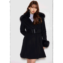 Japanese direct mail Rienda womens elegant waist fitted mini windbreaker the first choice for spring and autumn simple and large