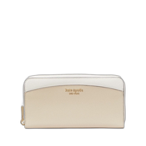 Japanese direct mail kate spade new york womens color block zipper long wallet KG94320