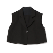 Japanese direct mail AZUL BY MOUSSY womens spring and summer short vest 250HSF30468D