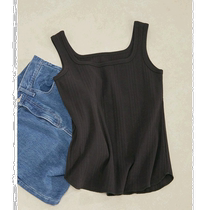 Japanese direct mail SHIPS womens random striped camisole pure cotton comfortable and breathable spring and summer leisure time