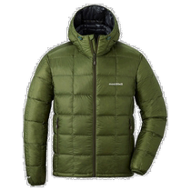 Japanese fashion errand Montbell Montbell mens trendy versatile down parka green fashion 2301375