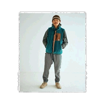 Japanese direct mail Japanese fashion GYM MASTER double-sided polar fleece vest nylon