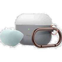 elago AirPods Pro Silicone Earphone Case DUO White × Dark Gray Series Women