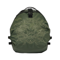 Japanese errand running Onitsuka Tiger sports print backpack khaki OS 3183B08