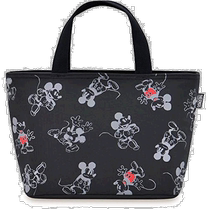 (Direct mail from Japan) Thermos Insulated Lunch Bag 4L Mickey Mouse Black RFF-004DS