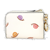 Japan Direct Mail COACH Womens Short Wallet Classic Presbyopia Exquisite Clutch Coin Purse Print