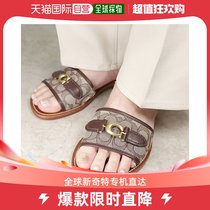 Japan Direct Mail COACH Sandals INA JACQUARD SANDAL CI202VJN Maple Oak Coach