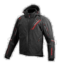 (Japan Direct Mail) KOMINE Motorcycle Vêtements Warm Winter Jacket Black Red CE Standard 2 windproof