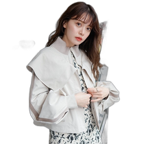 Japan direct mail LADYMADE womens large collar design zipper jacket 002642210080