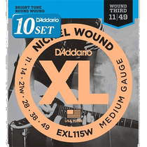 Self-operated｜DAddario electric guitar string nickel JazzRock 3-wire 0 011 0 049 EXL11
