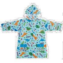 (Direct mail from Japan) Skater Childrens Raincoat Dinosaur Pattern 110-125cm RACO1-A