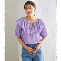 (JAPAN DIRECT MAIL) KOBE LETTUCE Ladies shirts for women shirts trendy lavender lavender