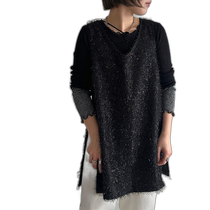 Japanese direct mail apres jour mignon womens sequined fluffy sleeveless long top 108111