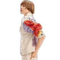 Direct mail from Japan Desigual Womens embroidered short denim jacket 24SWED02