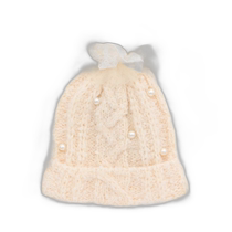 Japan direct mail Ampersand childrens pearl wool ball knitted hat fashionable and cute design warm and comfortable