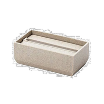 (Direct mail from Japan) Ideaco Tissue Box Torel140 Sand White (Matte)