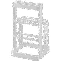(Direct mail from Japan) Yamazaki Industrial cutting board and kitchen knife holder white tower 6775