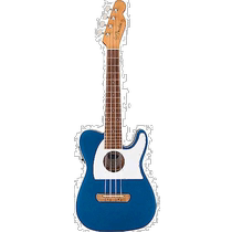 (Direct Mail from Japan) Fender Ukulele Fullerton Tele® Walnut Fingerboard White Pickguard Lake Blue Pay