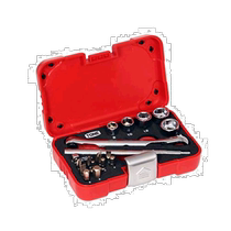 (Direct mail from Japan) TONE plate gloves set MIX21620P6 35mm (1 4) red 18 pieces