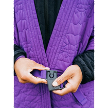 Daily fashion running errands Burton Burtons mens and womens same cotton coat purple warm daily simple and comfortable