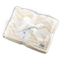Japan direct mail UGG blanket Duffield Throw II White Zebra 1106011-WHZB
