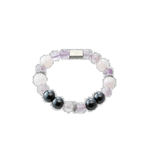 Colantotte official Japanese magnet EN bracelet rose quartz amethyst M