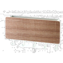 (Direct mail from Japan) Yamazaki Industrial Magnetic Fixed Key Hook RIN Natural Wood Color 2730