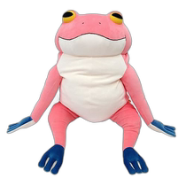 Japan Direct Mail (Japan Direct Mail) Shinada Plush Doll Frog Doll Pink XL MOKR-