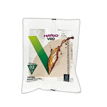 (Japan Direct Mail) HARIO V60 Paper Filter Brown 1-4 cups with coffee machine