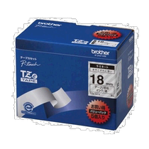 (Direct mail from Japan) Brother TZe laminated label ribbon 18mm transparent bottom black text 5 rolls TZe-14