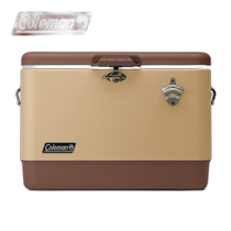 Coleman 54QT steel band cooler walnuts 2161177 cooling box approx. 51L hard