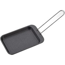 (Direct mail from Japan) Deer Brand Iron Plate Casting Compact Plate L with handle UM-2403 black